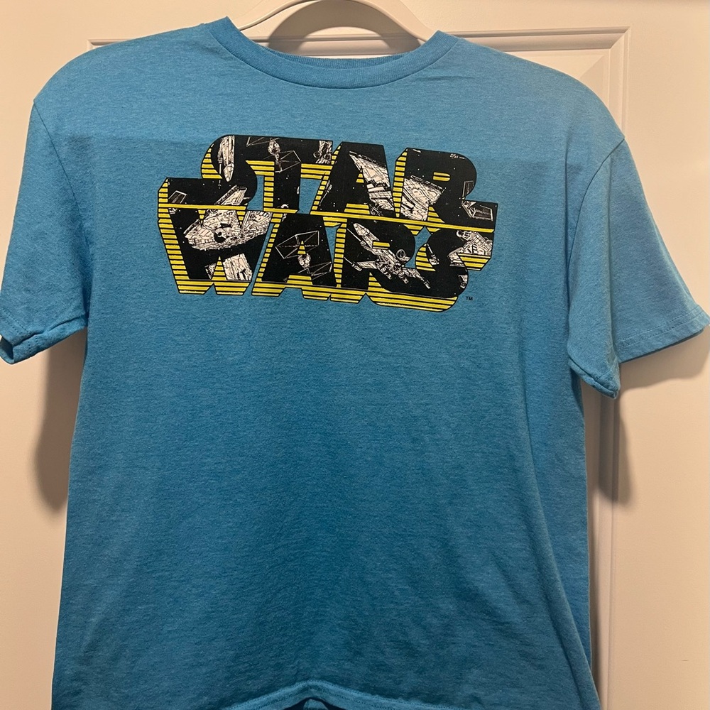 Fifth Sun Star Wars Kids Blue Graphic Tee
